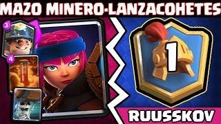 ¡¡EL TOP 1 DEL MUNDO ARRASA CON EL NUEVO MAZO MINERO-LANZACOHETES EN 6000+ COPAS!! - [CLASHTV]