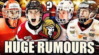 Huge Ottawa Senators Draft & Trade Rumours: 5th Overall Pick = Sanderson, Quinn, Raymond, Askarov?