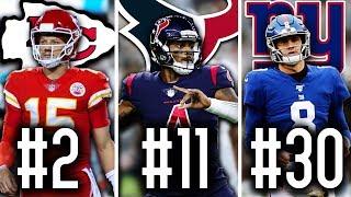 Ranking The Best Quarterbacks from Every NFL Team