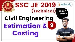 10:00 PM - SSC JE 2019-20 | Civil Engg. by Sandeep Jyani Sir | Estimation & Costing