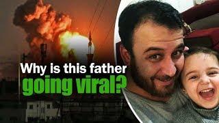 Syrian Dad teaches daughter to laugh at bomb explosions. Know why | NewsMo