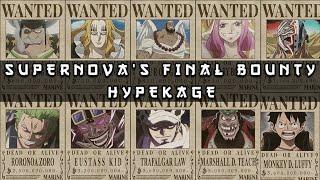 All Supernovas / Worst Generations Final Bounties at the End of The Series