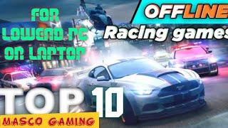 Top 10 BEST Racing Games | For Low End PC or Laptop  (2021)