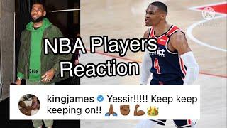 Celebrities react to Russell Westbrook Breaking NBA Record for Most Triple Double In NBA History