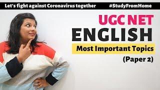 Study these Topics if you want to SCORE 80/100 in UGC NET English Exam | Trend Analysis