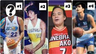 Top 10 Greatest Filipino PBA players of All Time.