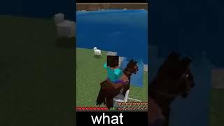 top minecraft myths  | Shorts | Horse  on The cart