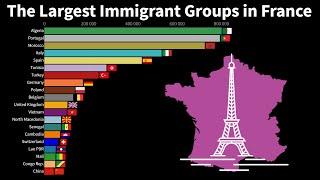 The Largest Immigrant Groups in France (By Country of Birth)