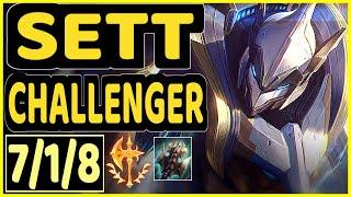 IMPACT (SETT) - 7/1/8 KDA TOP CHALLENGER GAMEPLAY - NA