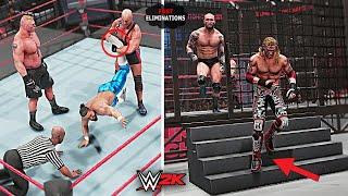 Top 10 Ridiculously Fast Elimination Chamber Match Eliminations!! | WWE 2K