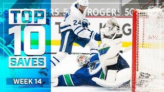 Top 10 Saves from Week 14 | 2021 NHL Season