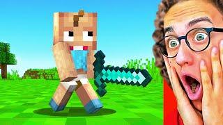 Surviving as A KID in Minecraft!