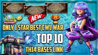 New Top 10 Th14 War Bases Layout with Link | Best TH14 War Bases Link For This CWL Anti Everything