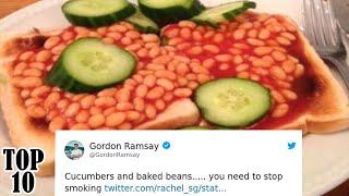 Top 10 Funniest Gordon Ramsey Savage Tweets - Part 2