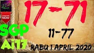 Prediksi SGP Rabu 1 April 2020 PTHi || Prediksi Togel Singapura Hari Ini