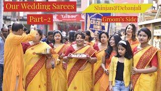 Our Wedding Sarees Showcase Part-2 || 1st Anniversary || Groom's Side ||