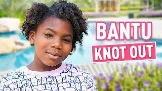 Bantu Knot Out Tutorial | No-Heat Curls