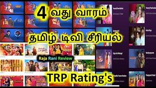Top 10 Tamil Serial TRP Ratings  Week 4  Tamil Serial TRP Ratings January February 2021