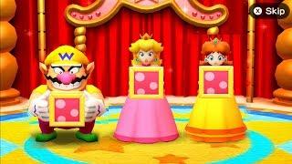 Peach  Vs Wario Vs Daisy Vs Waluigi | MiniGames - Mario Party: The Top 100