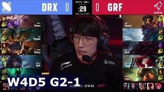 DRX vs GRF - Game 1 | Week 4 Day 5 S10 LCK Spring 2020 | DragonX vs Griffin G1 W4D5