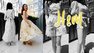 10 FLORAL OUTFITS, 10 LIPSTICKS | H&M Spring Summer Wildflower Try On Haul 2021, summer outfit ideas