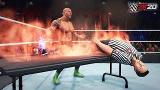 Top 10 Table Finishers To The Referee - wwe 2k20