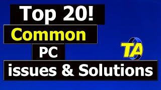 Top 20 Common PC Issues with Solutions | Hardware | Display Problem | H.D.D Problem