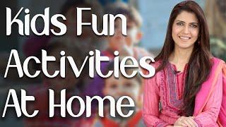 Kids Fun Activities at Home / How to Engage Kids at Home during School Break - Ghazal Siddique