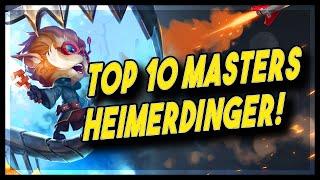 Top 10 Masters With Heimerdinger! | LoR Game | Legends Of Runeterra Gameplay