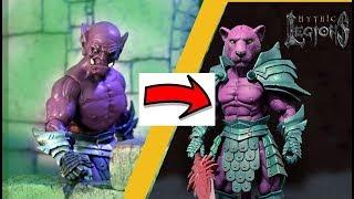 Mythic Legions Wasteland Purrrplor/ORC Action Figure Toy Review