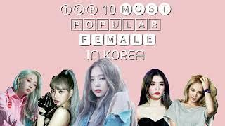 Top 10 Most Popular Kpop Female idols in Korea right now ( Not my opinion) #Hwasa #Jennie #Blackpink