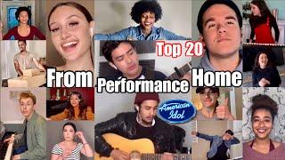 Top 20 Idols From Home Performance | Impeccable! | American Idol 2020 |Arthur Gunn, Francisco Martin