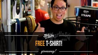 Get a free t-shirt with any order over €100!