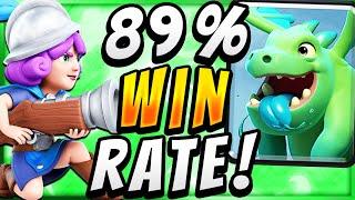 89% WIN RATE! EASY GRAVEYARD CONTROL DECK — Clash Royale