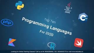 Top 10 Programming Languages In 2020 Best Program.