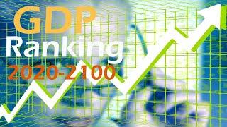 Future Top 10 Country Projected GDP Ranking 2020-2100