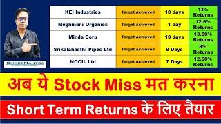 Top Stock for Short Term Trading (Good Returns Expected) in 2020