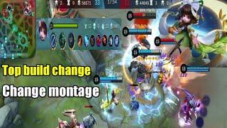 Change montage | Top build global change