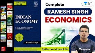 Complete Ramesh Singh | Economics by Kumar Mayank Sir | UPSC CSE