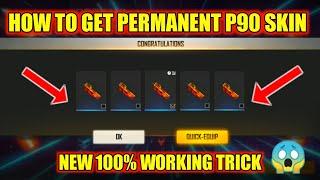 HOW TO GET FREE PERMANENT P90 SKIN IN FREE FIRE // FREE FIRE NEW TEAM DEATHMATCH MODE