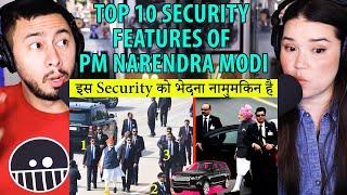 Top 10 Security Features of PM Narendra Modi | Top 10 Hindi | Reaction by Jaby Koay & Achara!