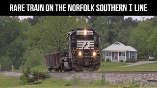 Rare Train on the Norfolk Southern I Line: Work Train to Cleveland