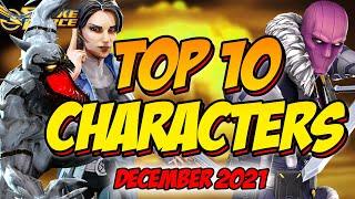 NEW TOP 10 FTP Characters in Marvel Strike Force December 2021 with T4 and Iso-8 Recommendations