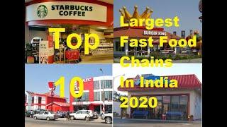 Top 10 Largest Fast Food Chains In India 2020 | The Glaring Quality