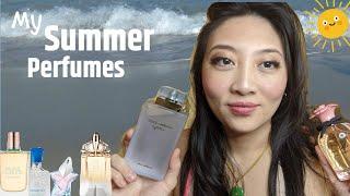 MY TOP 10 SUMMER PERFUMES - Best Designer Perfumes for Women | Perfume Collection