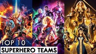 Top 10 Superhero Teams In MCU | Explained In Hindi | BNN Review