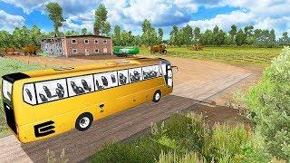 Farm Visit in Bus | Man Couch | Logitech G29 GamePlay