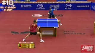 ITTF Top 10 Table Tennis Point of 2014.