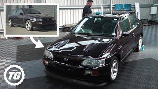 FORD ESCORT COSWORTH DEEP CLEAN – Unmodified Barn Find Brought Back to Life | Top Gear Clean Team