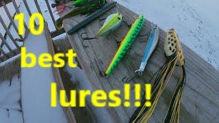 ( top 10 lures you really need!!!)